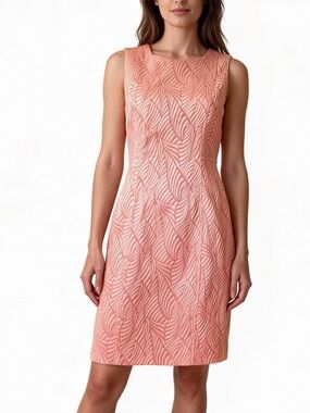 Calvin Klein Pink Sheath Midi Dress for Special Occasions Size 4